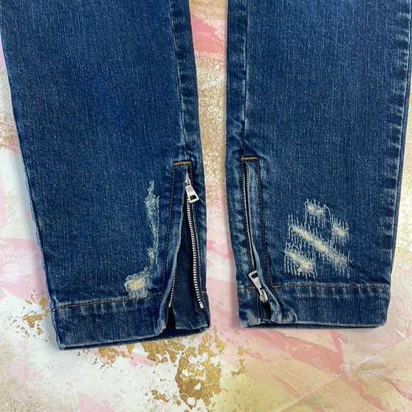 Dolce & Gabbana Denim Pretty Ripped Distressed Ankle Skinny Jeans 40/4 - Picture 9 of 12
